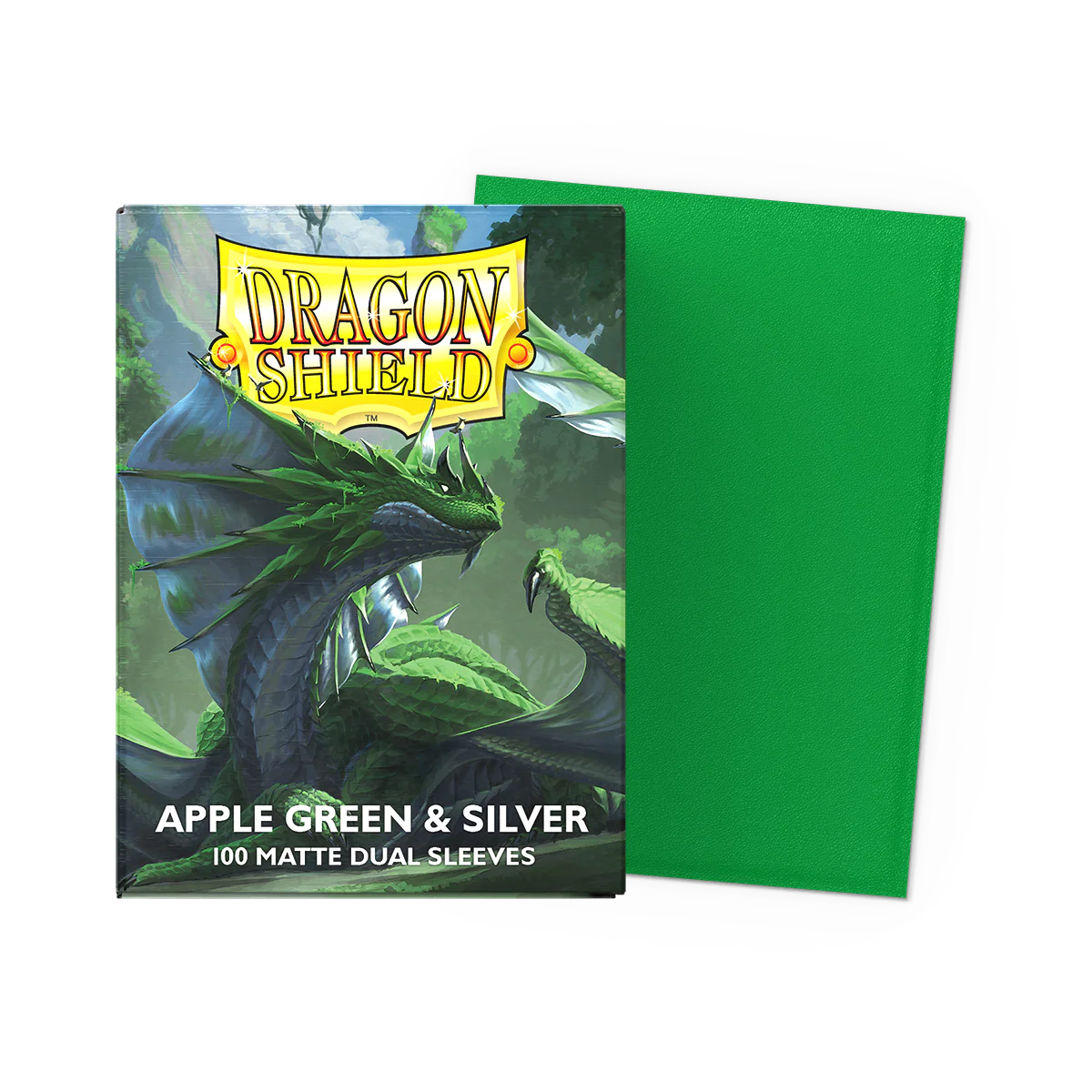 Apple Green & Silver - Matte Dual Sleeves