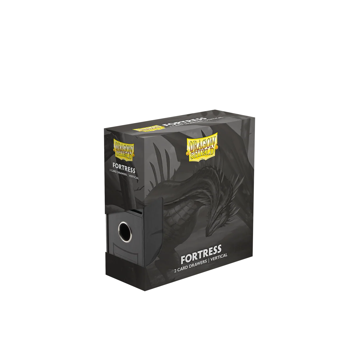 Fortress - 2-Card Drawers Vertical - Black - Image 8