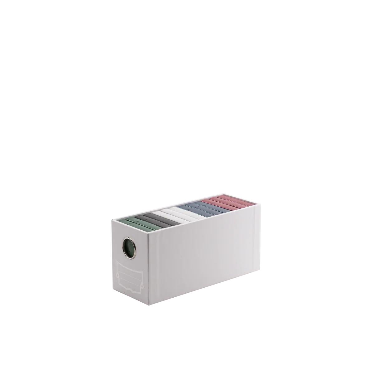 Fortress - 2-Card Drawers Vertical - White - Image 4