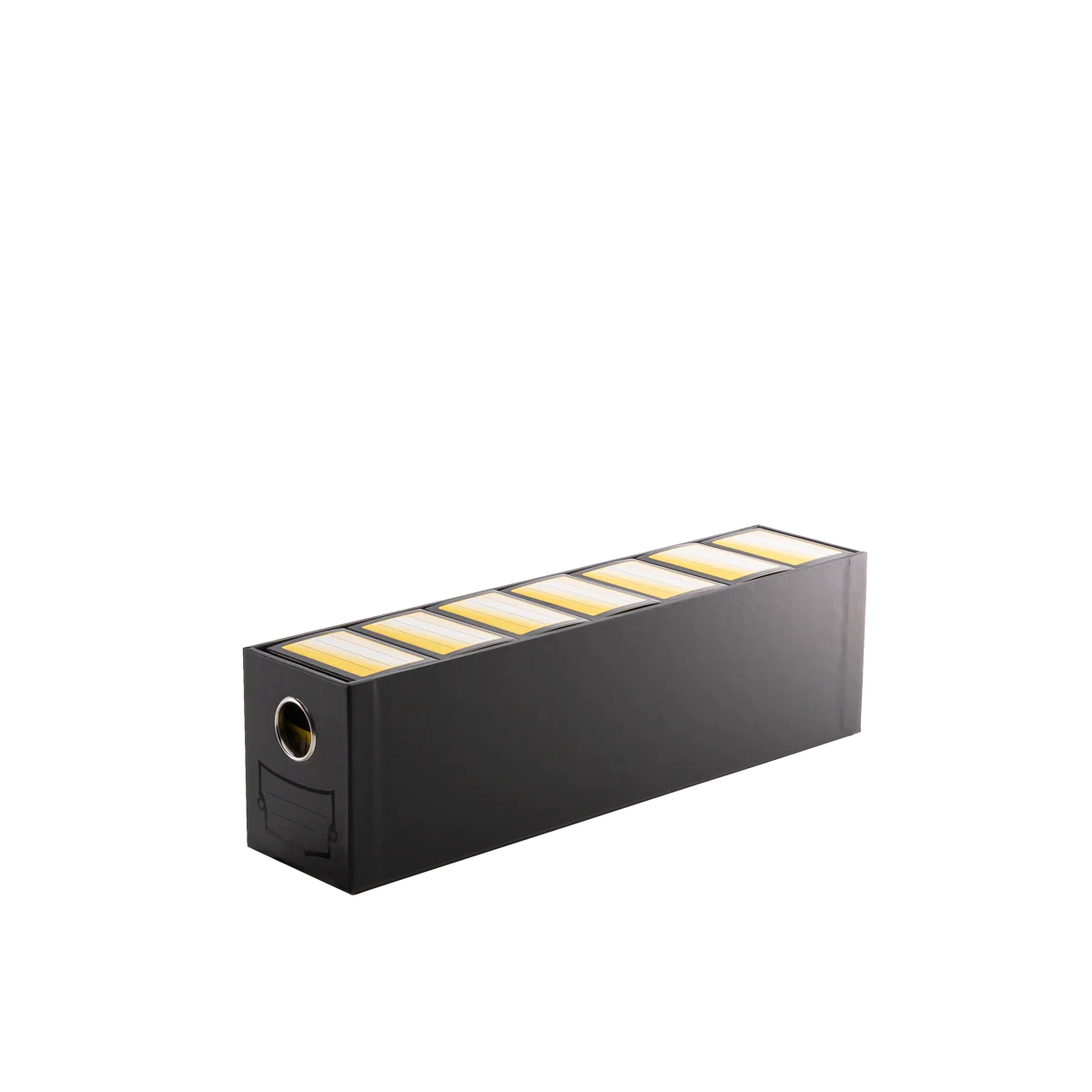 Fortress - 3-Card Drawers Vertical - Black - Image 5