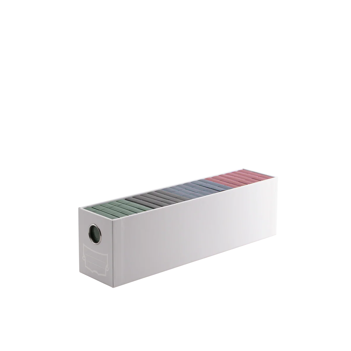 Fortress - 3-Card Drawers Vertical - White - Image 4