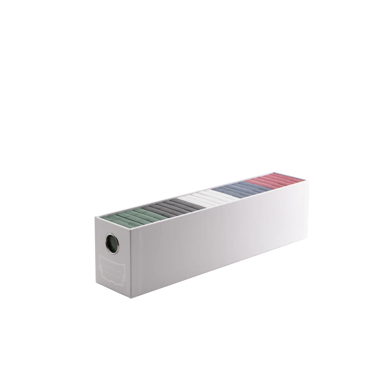 Fortress - 4-Card Drawers Horizontal - White - Image 4